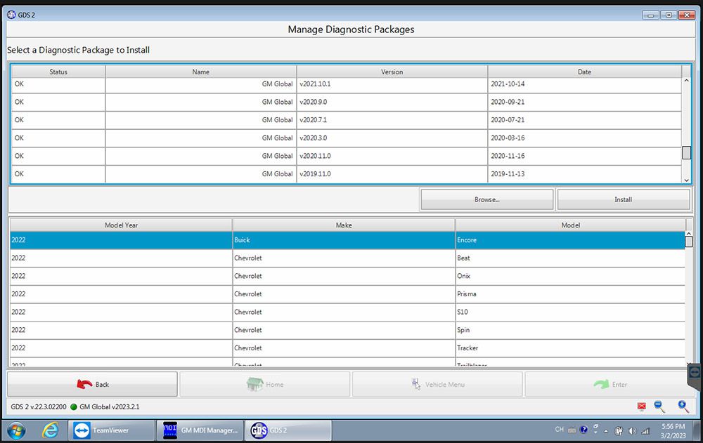 V2023.2.1 GM MDI GDS2 GM MDI GDS Tech 2 Win Software Sata HDD for Vauxhall Opel/Buick and Chevrolet