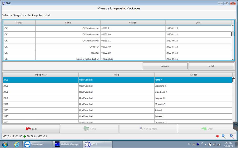 V2023.2.1 GM MDI GDS2 GM MDI GDS Tech 2 Win Software Sata HDD for Vauxhall Opel/Buick and Chevrolet