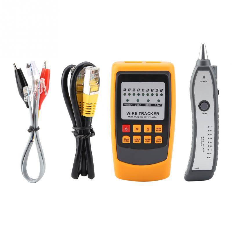 GM60 Wire Tracker Cable Breakpoint Detector Handheld Rapid LAN Cable Tester Circuit Breaker Finder