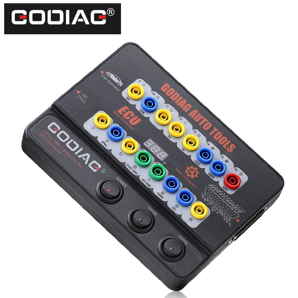 Conector ECU de la Caja de desconexión OBDII de la herramienta automática godiag gt100