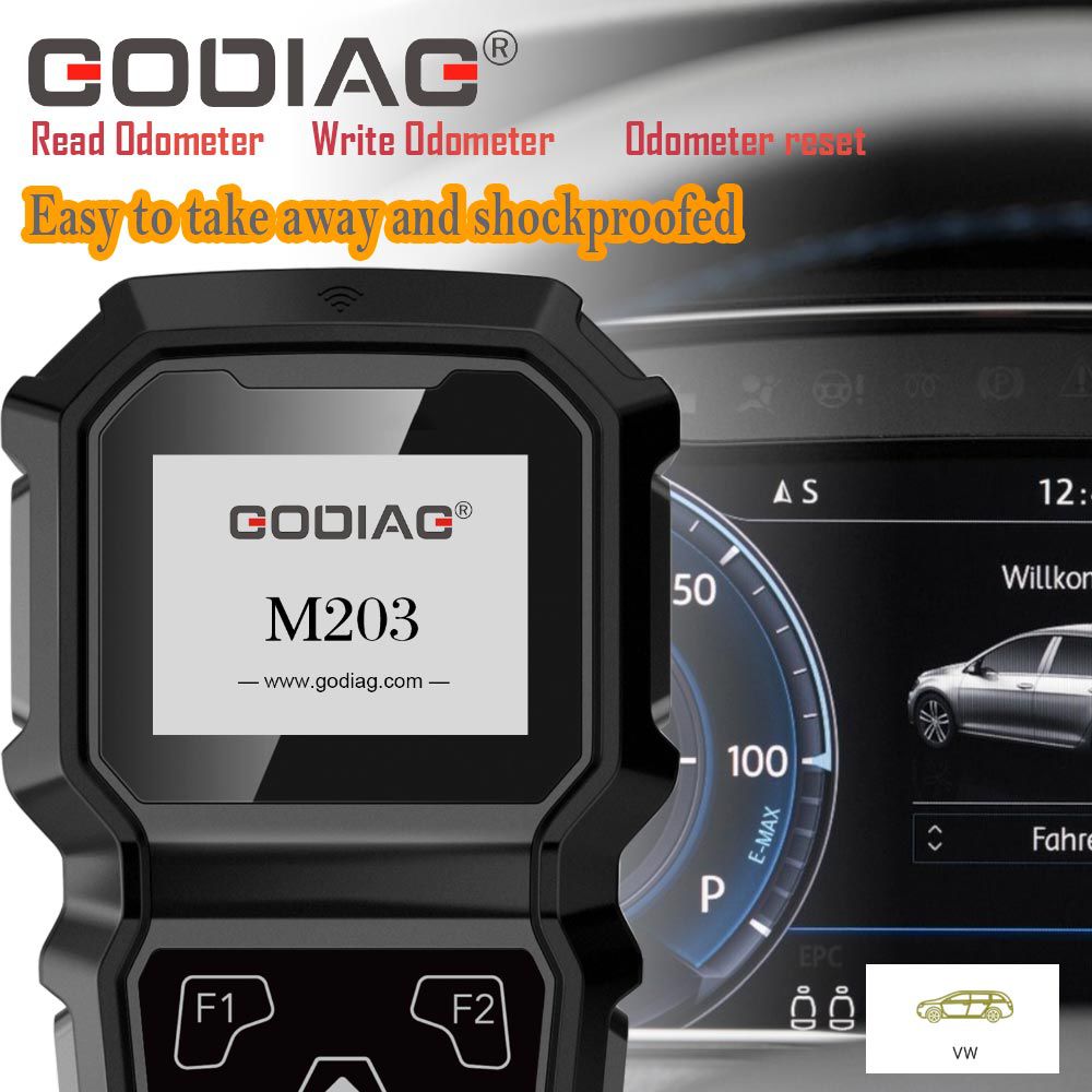 GODIAG M203 VW Hand-held OBDII Odometer Adjustment Professional Tool