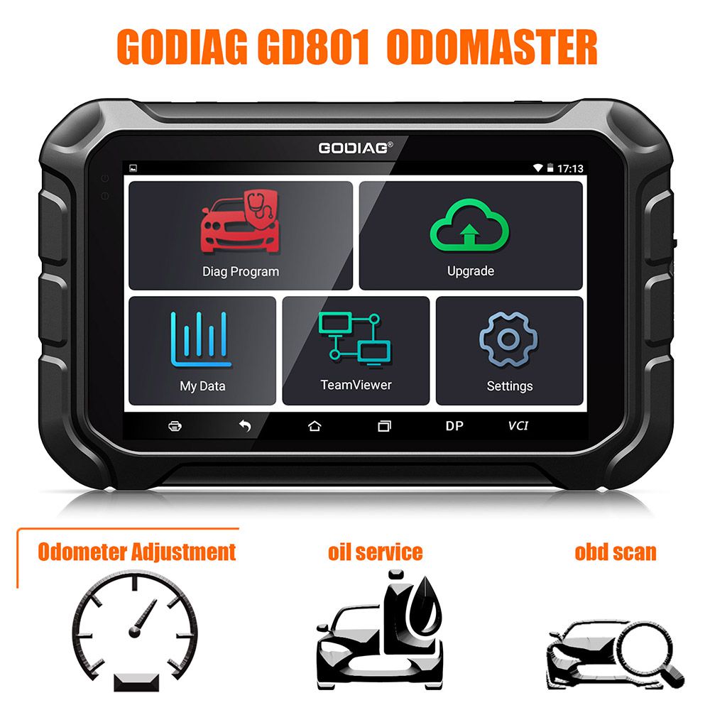 La herramienta de corrección de kilometraje godiag odomaster OBDII es superior a la obdstar x300m