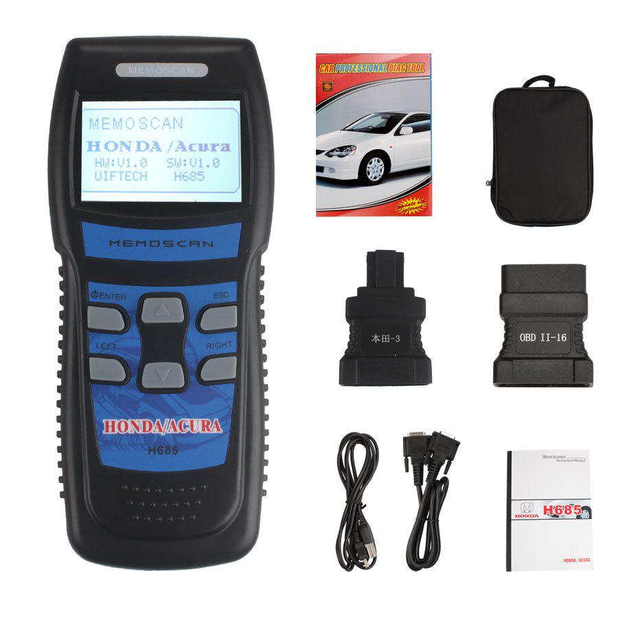 Herramienta profesional memoscan h685 para honda / akura