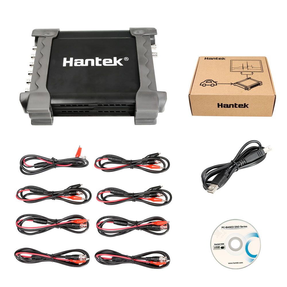 Hantek 1008a 8 canales Monitor de PC / generador daq / 8ch