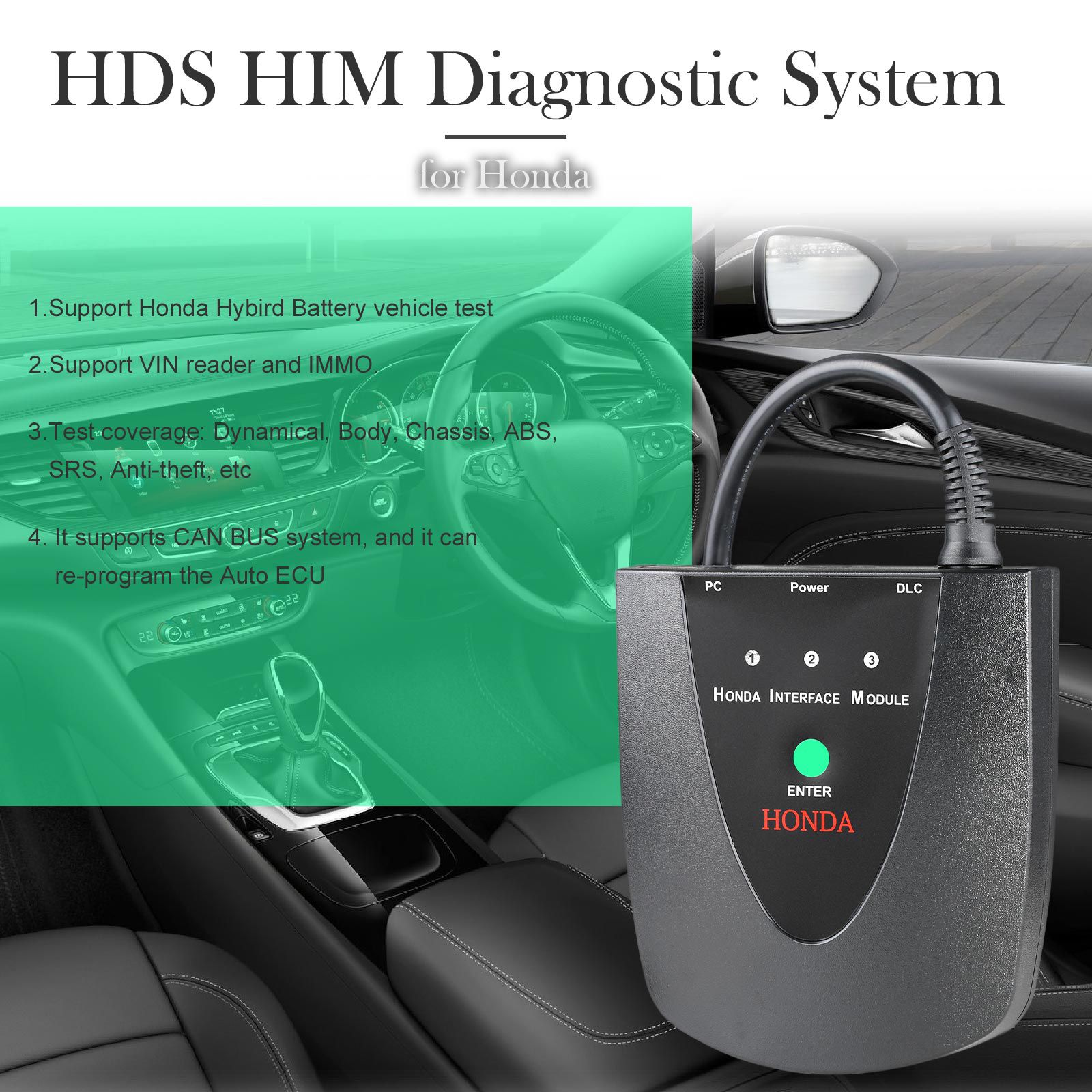 V3.104.024 honda hds him diagnosis system 1992 - 2020