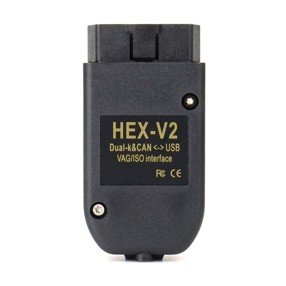 Hex - V2 Hex V2 dual K & can interfaz de diagnóstico de automóviles VAG USB para asientos Volkswagen Audi Skoda