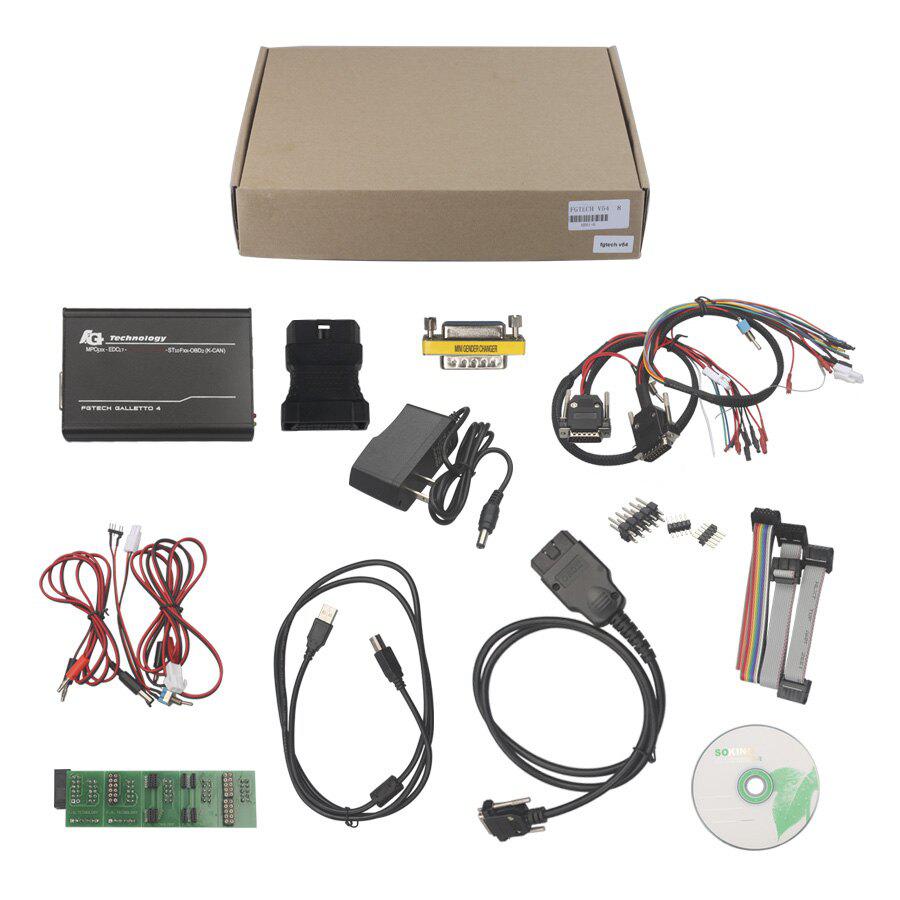 Latest Version V54  FGTech Galletto 4 Master BDM-Tricore-OBD Function ECU Programmer With Multi Language