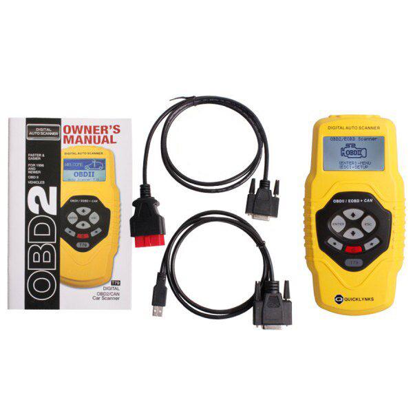 Detector de fallas de diagnóstico de alta gama, escáner automático OBDII t79 (multilingüismo amarillo actualizable) garantía de un año