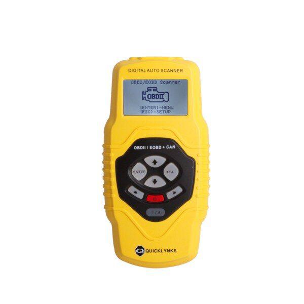 Detector de fallas de diagnóstico de alta gama, escáner automático OBDII t79 (multilingüismo amarillo actualizable) garantía de un año