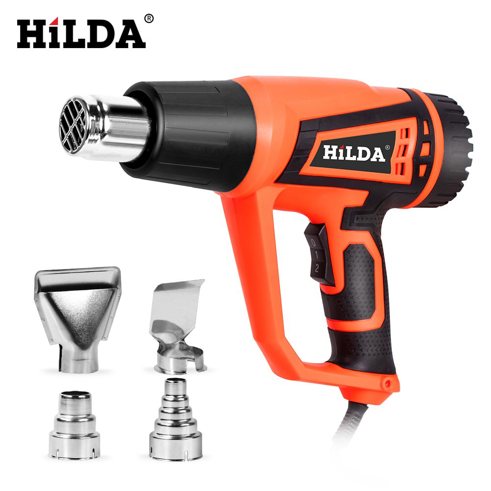 Hilda 2500w pistola de aire caliente con 2 temperaturas ajustables pistola de aire caliente eléctrica avanzada pistola de aire caliente 220V herramienta eléctrica