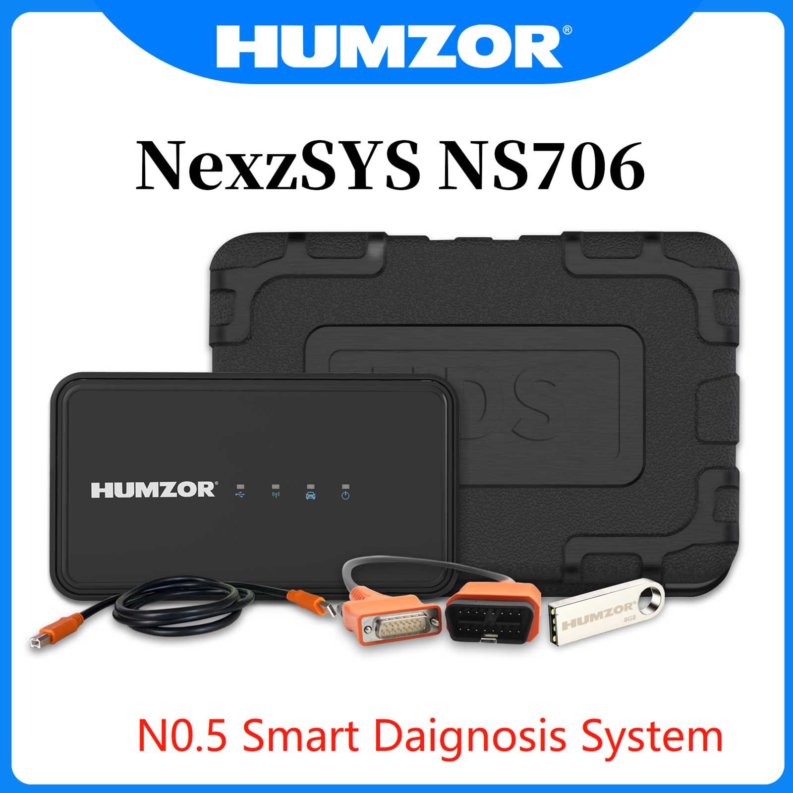 2023 hunzor nexzysys ns706 obd2 escáner de todo el sistema herramienta de diagnóstico automotriz ECU programador de claves