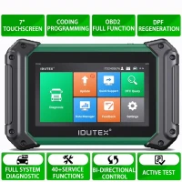 IDUTEX TS710 12V 24V Car Heavy Duty Truck Scanner Bi-directional Scan All System DPF Regen Actuation Test Oil Diesel Diagnostic