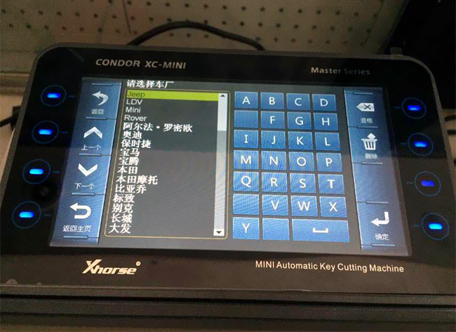 Original Xhorse iKeycutter CONDOR XC-MINI Master Series Automatic Key Cutting Machine Update Online