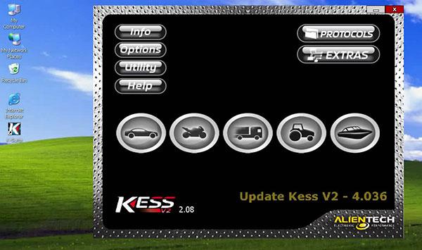  Versión de camión kess V2 Display 1