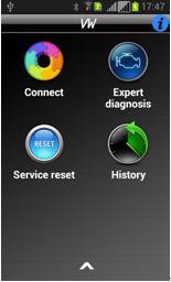 Volkswagen Audi / Skoda / Seat versión Android de la herramienta de diagnóstico iobd2 eobd2