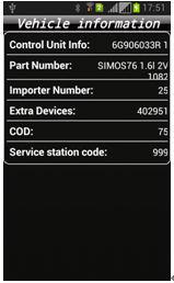 Volkswagen Audi / Skoda / Seat versión Android de la herramienta de diagnóstico iobd2 eobd2