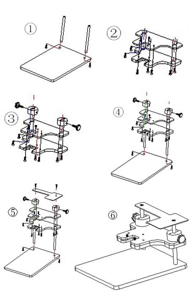 Estante bdm, con kit de adaptadores, adecuado para fgtech original