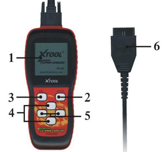 Escáneres xtool ps100 escáneres de código de falla OBDII