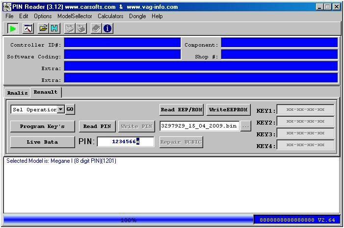 PIN Code Reading Key Programming For Renault K-Line(1996-2013 Year)