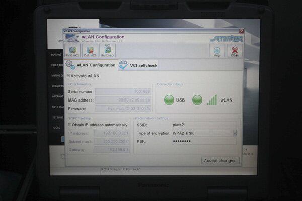 V16.2 WIFI Version Piwis Tester II Diagnostic Tool for Porsche With Panasonic CF30 Laptop