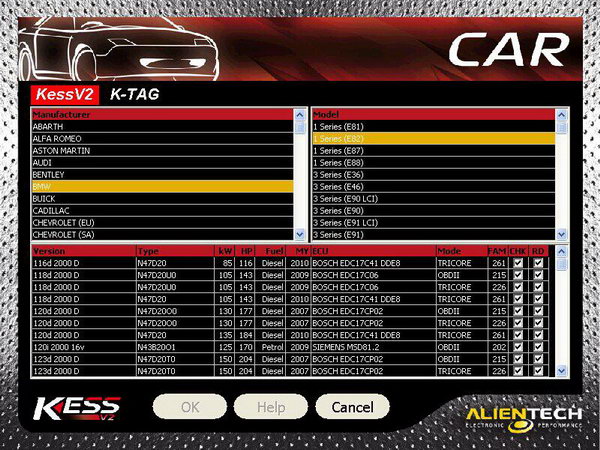 V2.35 FW V4.036 KESS V2 Manager Tuning Kit Master Version with Unlimited Token
