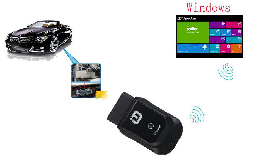 Bluetooth v10.2 vpecker easydiag OBDII diagnóstico completo