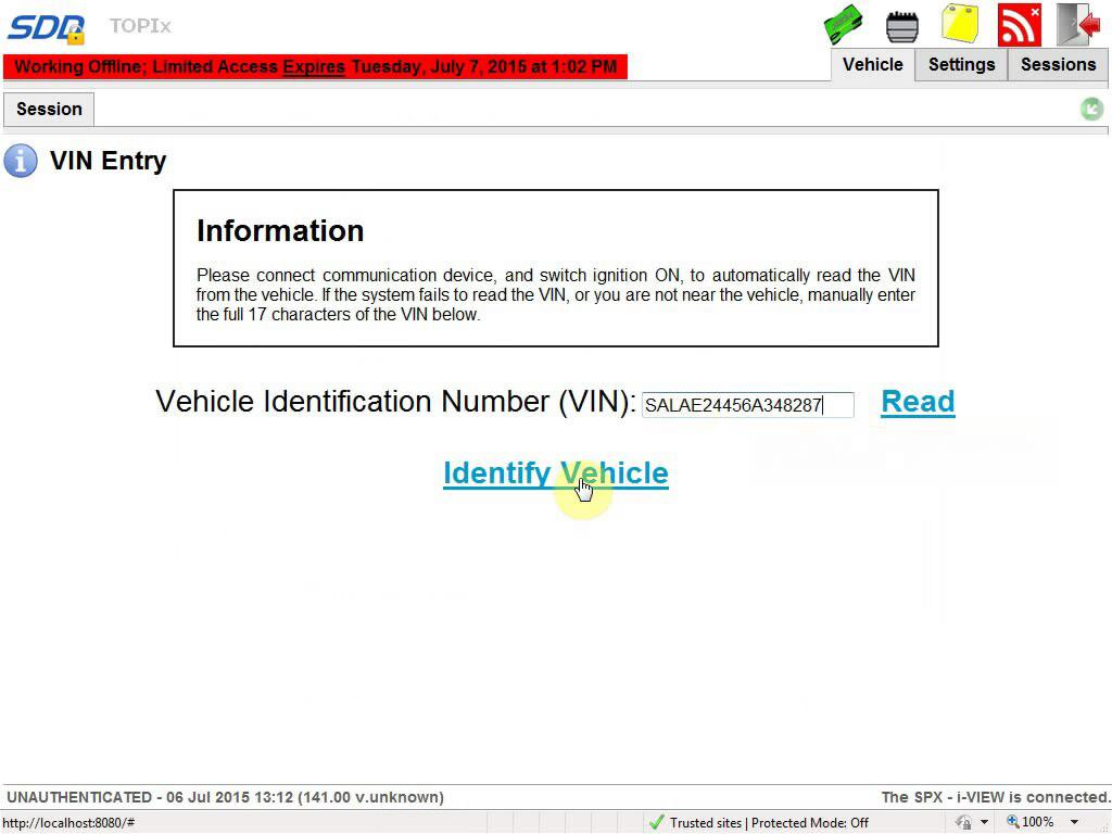 VXDIAG VCX NANO for Land Rover and Jaguar Software SDD V154 Offline Engineer Version