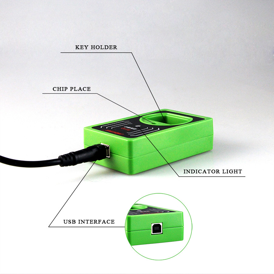 Lector de chips de adaptadores RFID obdstar immo, para asientos Volkswagen Audi Skoda de cuarta y quinta generación