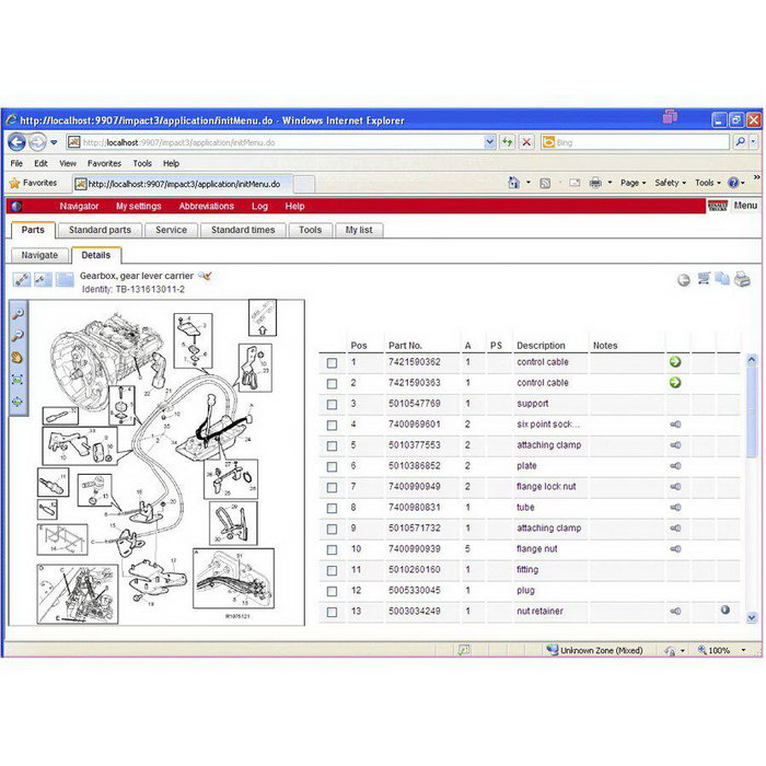 Impact 2017 Spare Parts Catalog For Re-nault Trucks