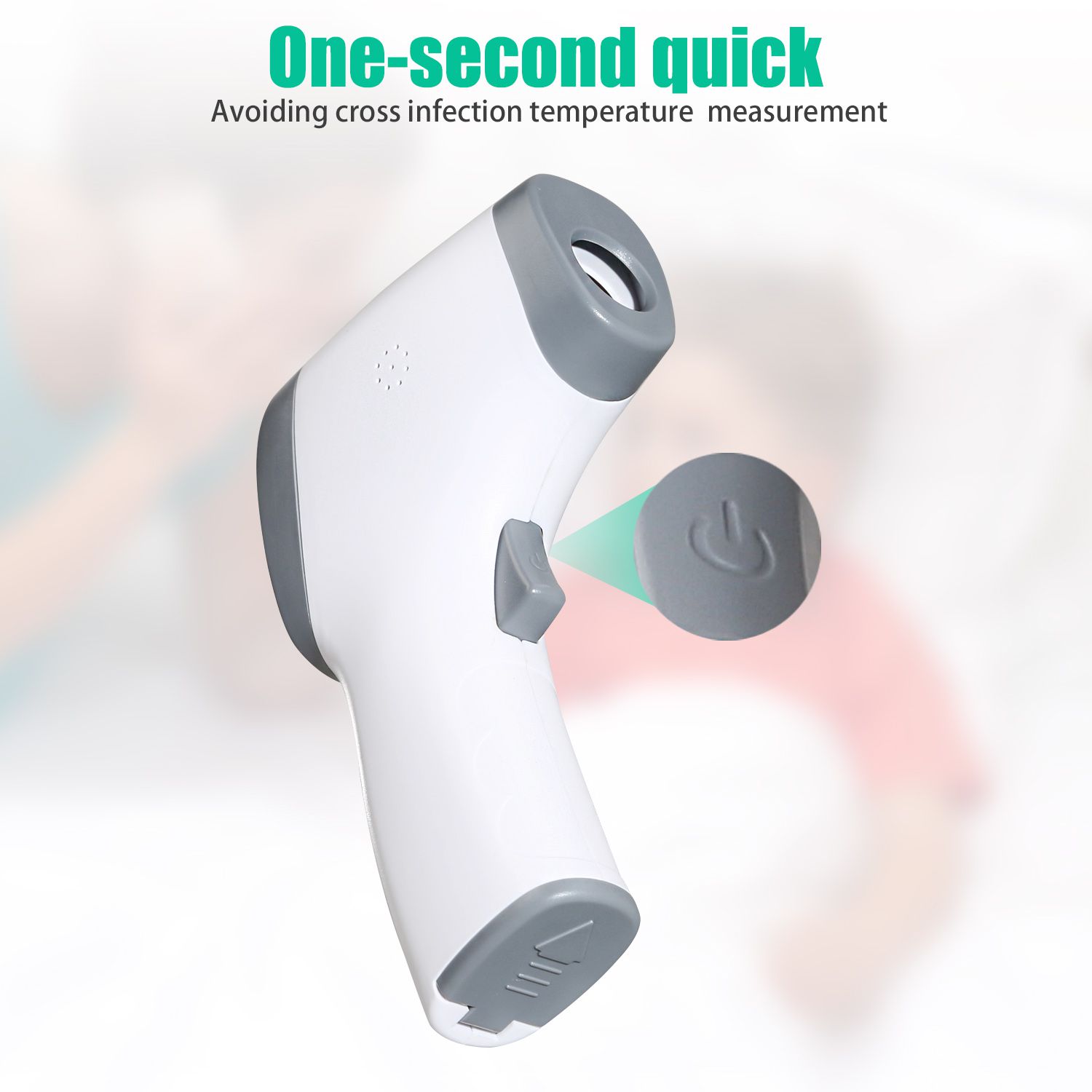 Infrared Thermometer Medical Grade ±0.2℃ Super-Precison Baby Adult Forehead Non-contact LCD IR Temperature Measurement