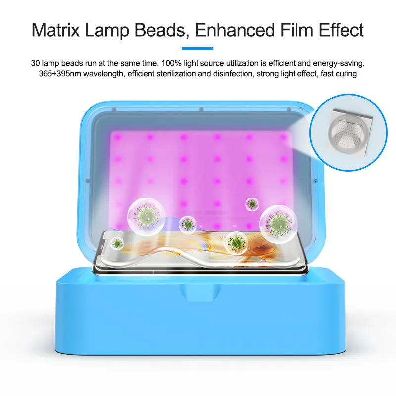 SUNSHINE S-918B SE Intelligent Vacuum UV Filming Machine UV Curing Vacuum Holding Machine for Film Application Repair Tools