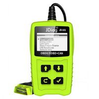 Lectura de código jdiag jd101 la herramienta de diagnóstico de fallas del motor inspecciona la herramienta de diagnóstico de vehículos ligeros del motor el escáner obd2 conduce automáticamente con la prueba de batería