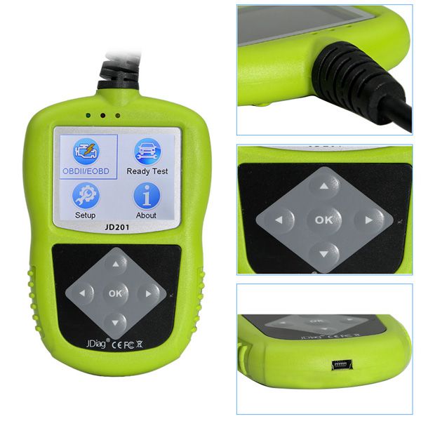 JDiag JD201 Code Reader for OBDII/EOBD/CAN