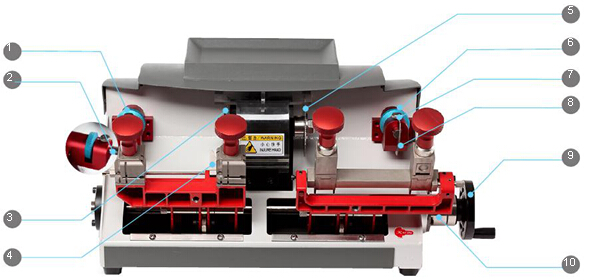 Máquina de corte de teclas planas P2 - 1