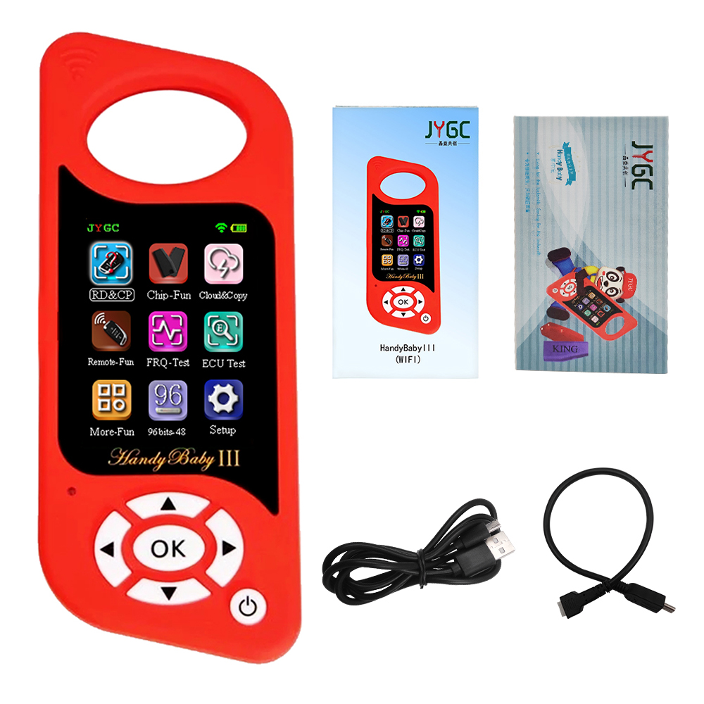 JMD Handy baby 3 Handy car keycopy Automatic Key Program Handy baby para 4D / 46 / 48 / g / King / Red chip copy G / 96bit 48 chips