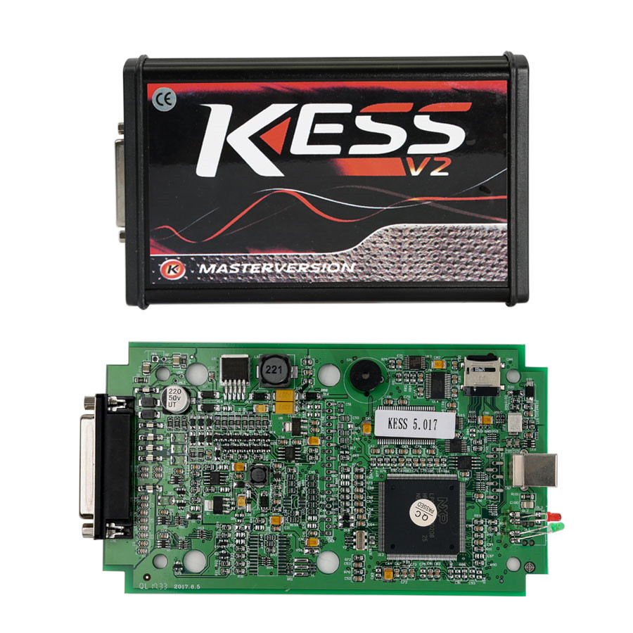 La versión kess v5.017 de la ue, con una versión en línea de PCB verde que admite 140 protocolos sin restricciones de Token