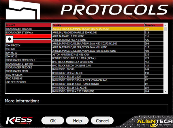 Kess V2 v5.017 versión de la UE SW v2.47 