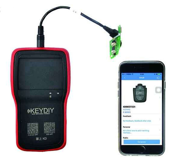 Keydiy kd900 + para el control remoto Bluetooth Ios Android 1