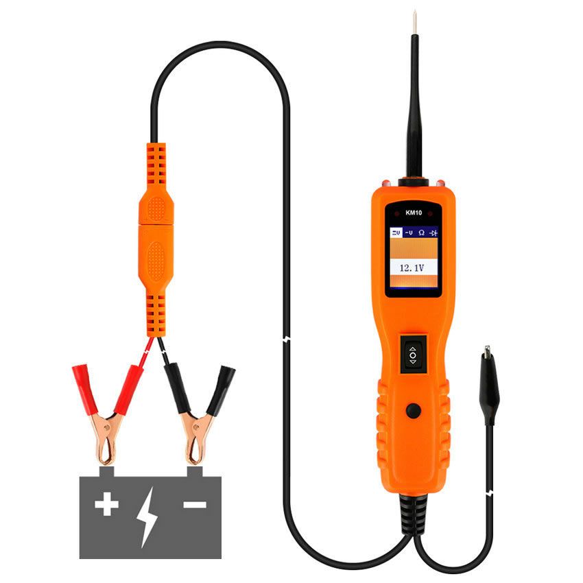 Km10 12v tensión probador de circuitos automotrices herramientas automotrices