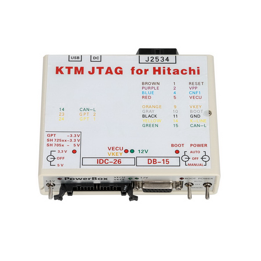 Ktm JTAG de Hitachi pcmcflash powerbox