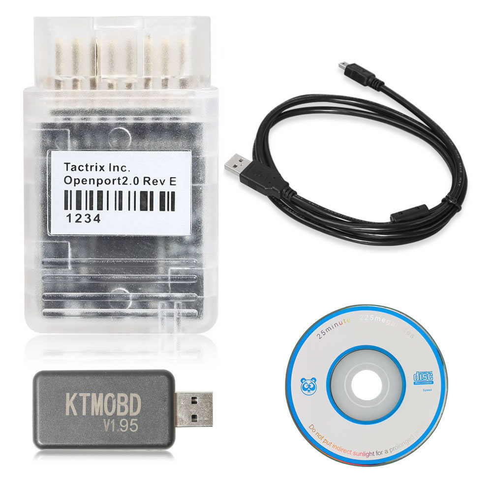 KTMOBD 1.95 ECU programmer Gearbox Power Upgrade Tool Plug and Play via OBD