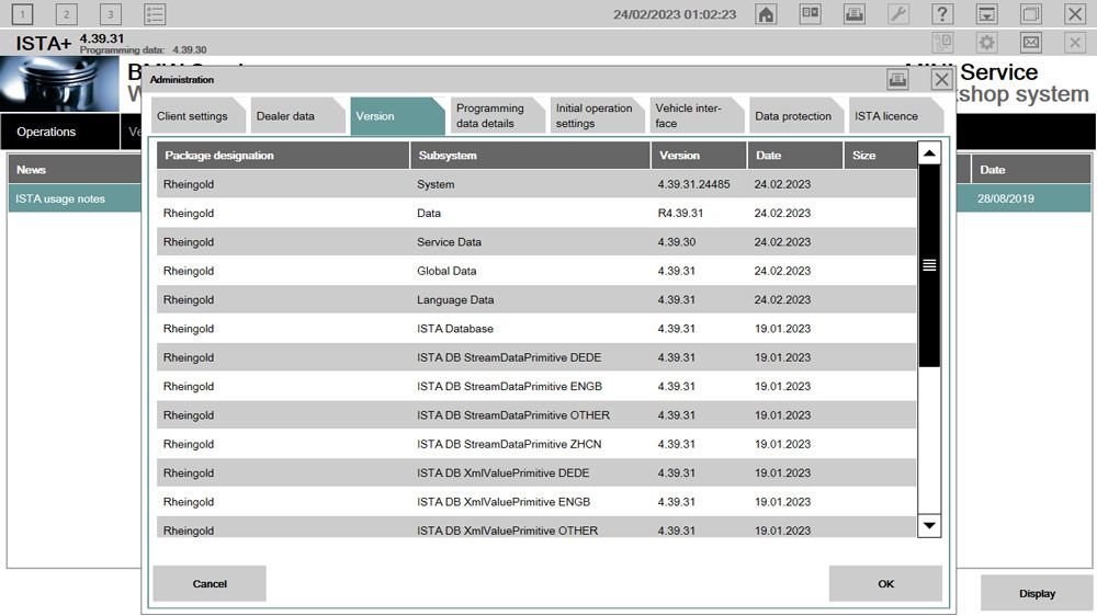 V2023.3 BMW ICOM software 1tb HDD ISTA - d 4.39.31 ISTA - P 3.71.0.200, ingenieros programados con el sistema win10