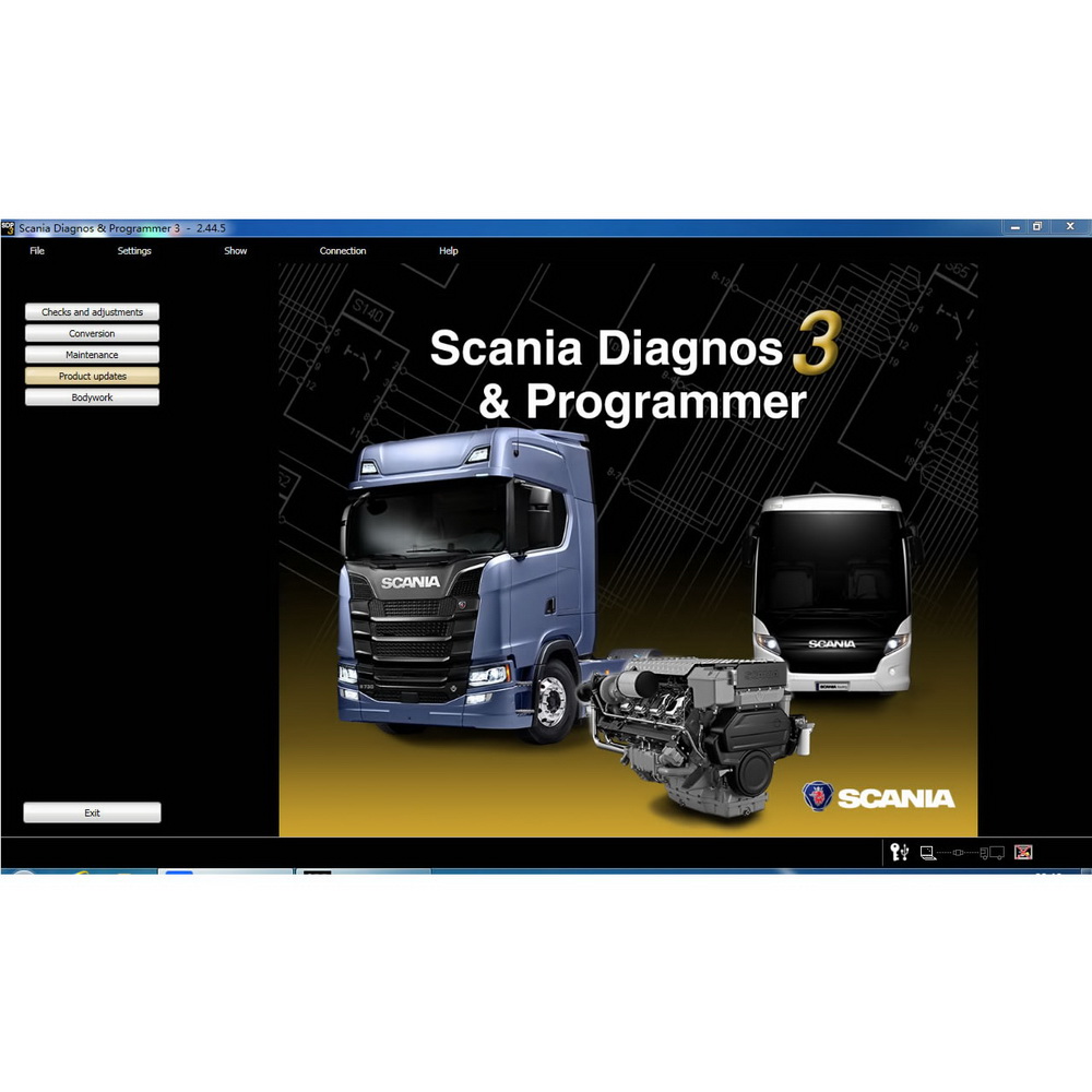 Diagnóstico y programación de Scania sdp3 2.51.3 VCI 3 vci3 sin perros de cifrado (solo software)