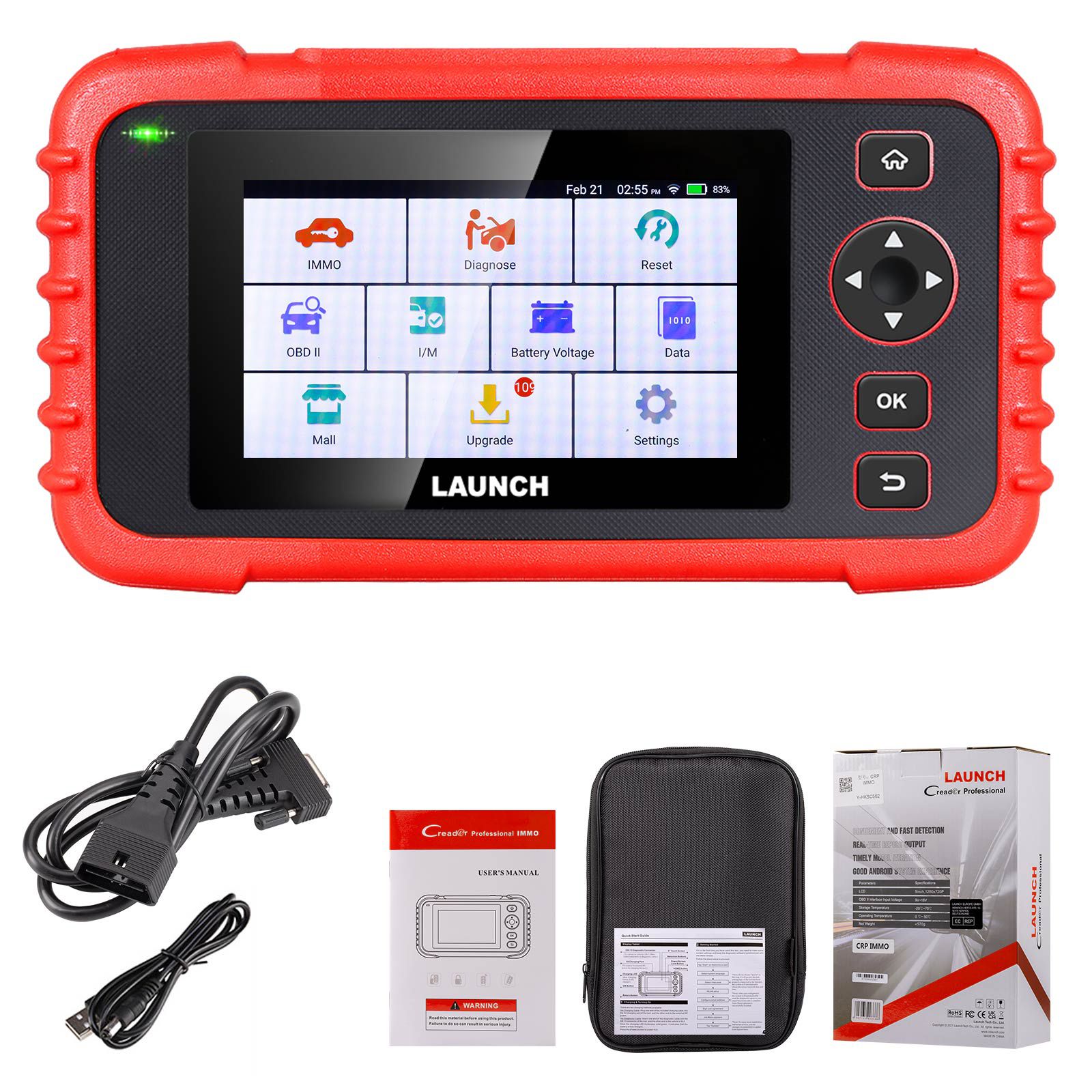 출시 CRP IMMO Creader 직업적인 IMMO 진단 스캐너 OBD IMMO 일치는 VIN 부호 Wi-Fi 업데이트를 자동으로 식별합니다