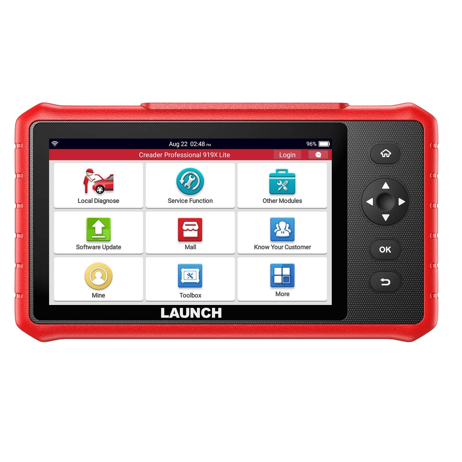 LAUNCH CRP919X Lite Global Version Support 31 Special Functions Full OBD II Functions Automatically Identify VIN Code