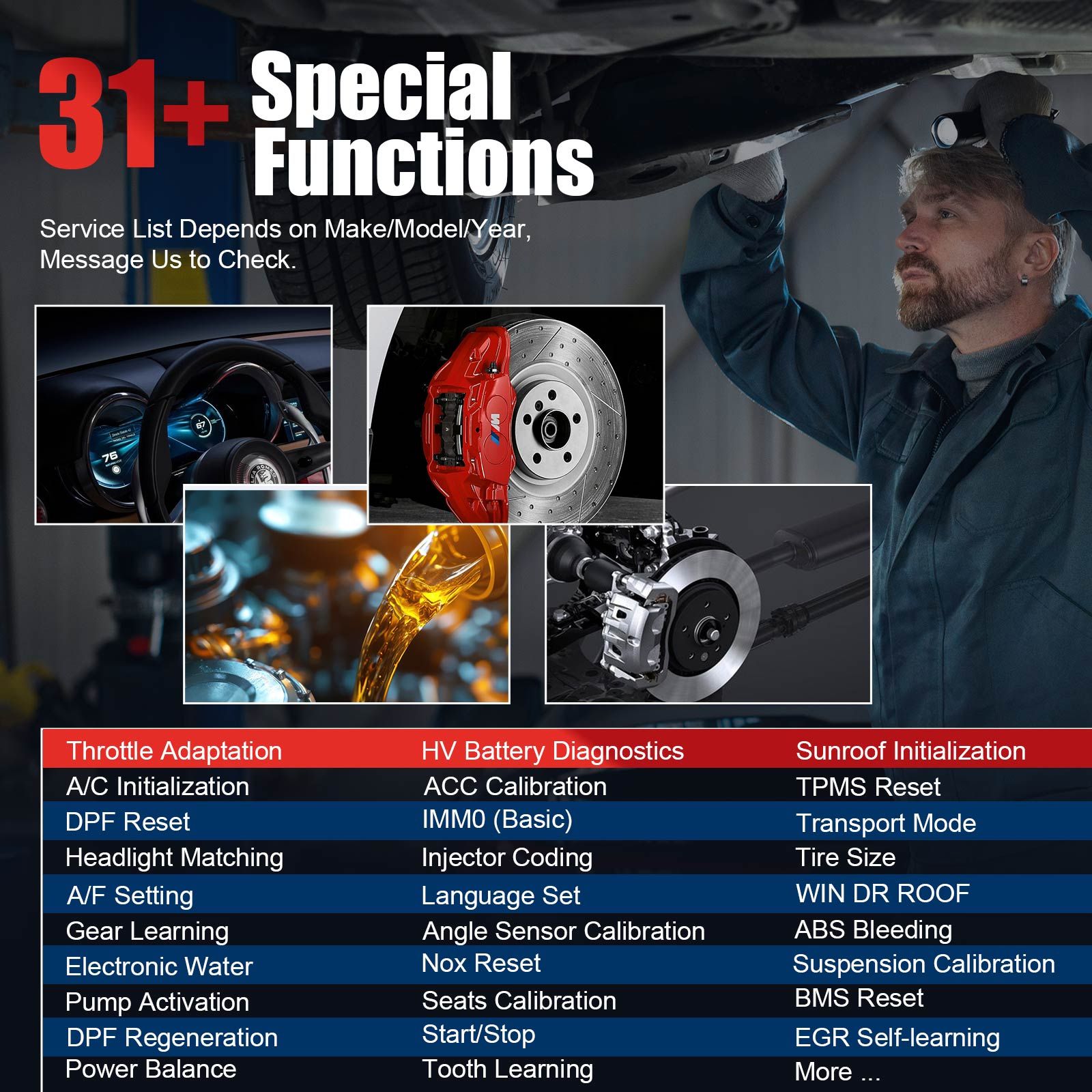 LAUNCH CRP919X Lite Global Version Support 31 Special Functions Full OBD II Functions Automatically Identify VIN Code