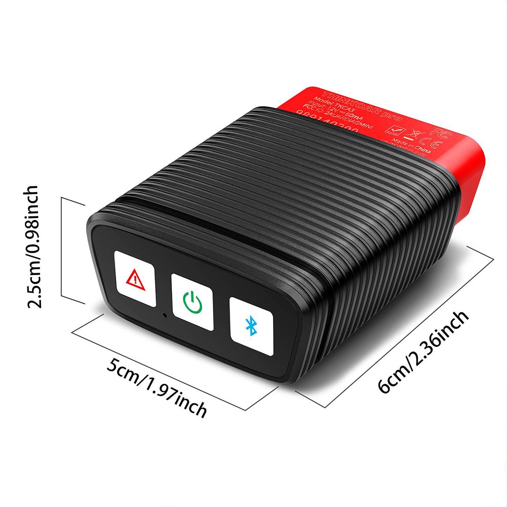 El mini escáner obd2 Bluetooth all System thinkcar pro thinktiag tiene una licencia de marca completa de un año