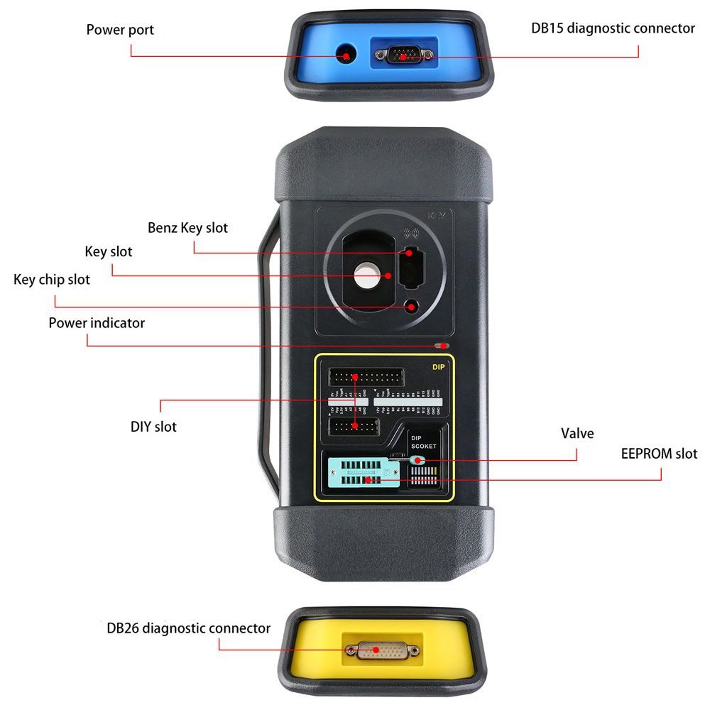 Launch X431 X-Prog 3 Advanced Immobilizer & Key Programmer for X431 V, X431 V+, X431 PAD V, PAD VII