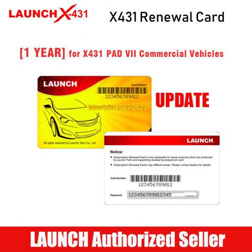 Lanzamiento del Servicio de actualización anual de la herramienta de diagnóstico automotriz X - 431 PAD VII PAD 7 paddii