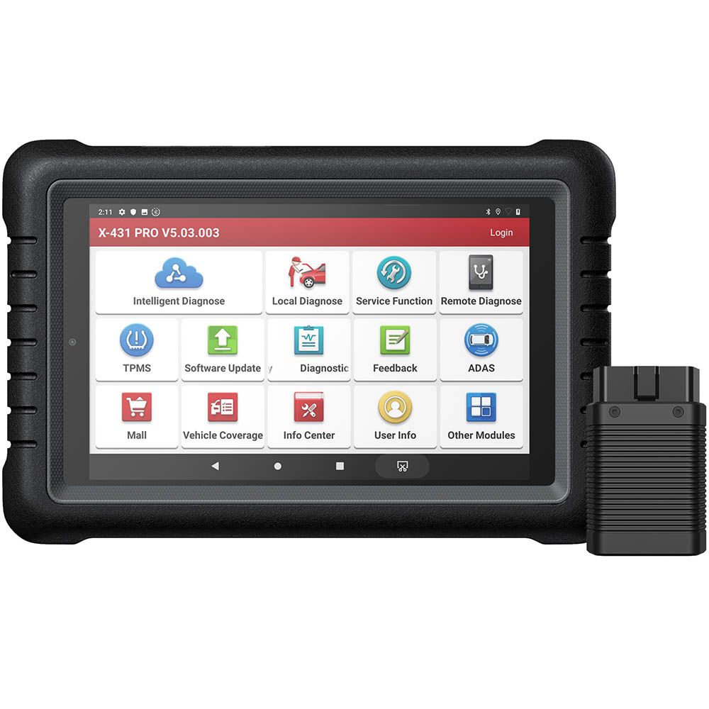 Starten Sie X431 PROS OE-Level Full System Bidirektional Diagnostic Tool Unterstützung Geführte Funktionen